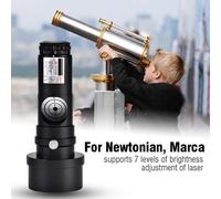 Collimateur laser 1,25 pouce, adaptateur 2 pouces, 7 niveaux de luminosité, compatible avec les télescopes newtoniens