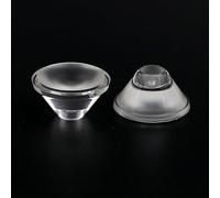 Collimateur réflecteur de lentille Optique PMMA LED, 2 pièces/Ensemble diamètre 20mm 5/10/15/30/45/60/90/120 degrés for Ampoule LED 1W 3W 5W E27 MR16(Frosted 60 Degrees)