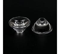 Collimateur réflecteur de lentille Optique PMMA LED, 2 pièces/Ensemble diamètre 20mm 5/10/15/30/45/60/90/120 degrés for Ampoule LED 1W 3W 5W E27 MR16(Smooth 5 Degrees)