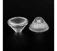 Collimateur réflecteur de lentille Optique PMMA LED, 2 pièces/Ensemble diamètre 20mm 5/10/15/30/45/60/90/120 degrés for Ampoule LED 1W 3W 5W E27 MR16(Bead 60 Degrees)