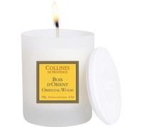 COLLINES DE PROVENCE-Bougie parfumée blanche les Naturelles senteur bois d’Orient 180 g