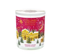 COLLINES DE PROVENCE-Bougie parfumée cire végétale amande-litchi Collines de Provence - 180 g