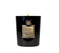 COLLINES DE PROVENCE-Bougie parfumée en pot noire Collines de Provence Fleurs & Écorces rose noire - 360 g