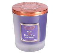 Collines de Provence – Bougie parfumée Musc et Fruit Noir 180 g
