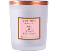 COLLINES DE PROVENCE-Bougie parfumée rose hibiscus
