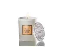 Collines de Provence C0108FOR Bougie parfumée Fleur d'oranger, Transparent, 6,8 cm x 6,8 cm x 9,4 cm