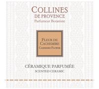 COLLINES DE PROVENCE-Céramique parfumée Couture senteur fleur de cachemire 8x8 cm