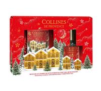 COLLINES DE PROVENCE-Coffret bougie et parfum d’intérieur Thé des rois mages Collines de Provence - 75 g + 50 ml