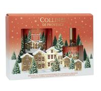 COLLINES DE PROVENCE-Coffret cadeau parfum d’intérieur et bougie 75 g Collines de Provence Cannelle orange