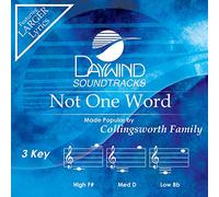 Collingsworth Family - Not One Word [Accompaniment/Performance Track] [Import]
