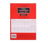 Collins 060416 69 Série Cathedral livre d'analyse, 10 colonnes de Trésorerie, 96 pages