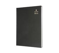 Collins Agenda de bureau standard, format A4, 1 jour par page, année scolaire 2024-25 (rendez-vous), papier FSC - Noir - Journal quotidien pour étudiants et enseignants - 44M.99-2425 - Juillet 2024 à