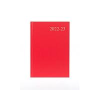 Collins Agenda semainier 2022-23 Essential A5 - Rouge (ESSA53M.15-2223) - Agenda scolaire pour étudiant avec agenda, notes et horaires