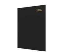 Collins Agenda semainier 2026 12 mois, couverture rigide A4, noir (ESSA43.99-26)