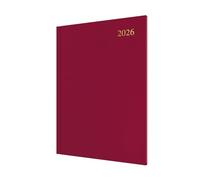Collins Agenda semainier 2026 12 mois, couverture rigide, marron (ESSA43.78-26)