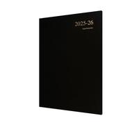 Collins Agenda semainier « Essentials » de juillet 2025 à juillet 2026, 12 mois, couverture rigide, noir