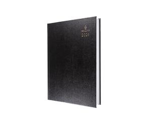 Collins Bureau - Agenda 2026 sur 12 mois, 2 pages par jour, couverture rigide A4 - Noir (47,99-26)
