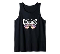Collins Butterfly - Word Art personnalisé avec nom Mignon Débardeur