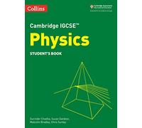 Cambridge IGCSE Physics Students Book by Chris Sunley Paperback Book Chris Sunley (Auteur)
