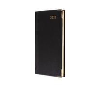 Collins - Classique - Agenda 2026 fin 12 mois, semainier avec rendez-vous - Noir (CAPV.99-26)