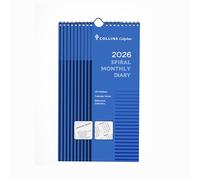 Collins Colplan - Agenda mensuel 2026 12 mois à spirales - Bleu (64-26)