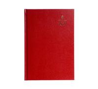 Collins Debden Agenda semainier 2027 sur 12 mois avec couverture rigide Rouge Format A4 40,15-27