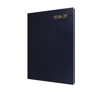 Collins Debden Essential Agenda annuel 2026-2027 13 mois A4 Bleu foncé