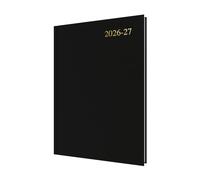 Collins Debden Essential Agenda annuel 2026-2027 13 mois A4 Noir