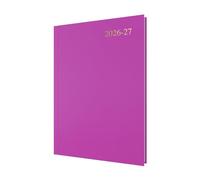 Collins Debden Essential Agenda annuel 2026-2027 13 mois A4 Rose