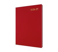 Collins Debden Essential Agenda annuel 2026-2027 13 mois A4 Rouge