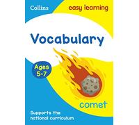 Collins Easy Learning – Cahier d'activités de vocabulaire 5-7 ans – KS1 – Broché