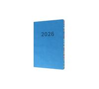 Collins Edge Rainbow ED153.U57-26 Agenda semainier 2026 12 mois, couverture souple A5, bleu