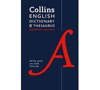 Collins Dictionaries – English Dictionary and Thesaurus Essential – Relié
