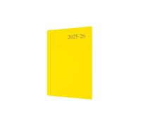 Collins ESSA53M.45-2526 Agenda semainier « Essentials » 12 mois, juillet 2025 à juillet 2026, couverture rigide, jaune