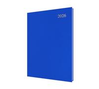 Collins - Essential - Agenda 2026 sur 12 mois, 1 jour par page, couverture rigide A4, bleu (ESSA41.60-26)