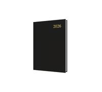 Collins - Essential - Agenda 2026 sur 12 mois, 1 jour par page, couverture rigide A5, noir (ESSA51.99-26)