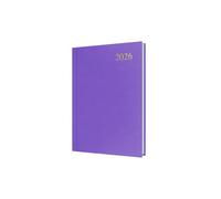 Collins - Essential - Agenda 2026 sur 12 mois, 1 jour par page, couverture rigide A5, violet (ESSA51.55-26)