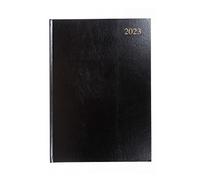 Collins Essential Agenda journalier 2023 format A4 - Noir - Agenda journalier pour entreprise, bureau et personnel