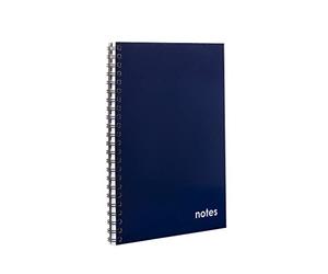 Collins Essential Cahier à spirales ligné Bleu foncé Format A4 80 pages
