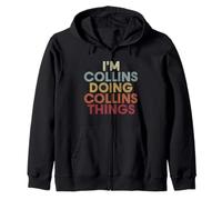 Collins Name Collins Personalized Name First Given Sweat à Capuche