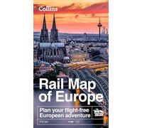Collins – Carte ferroviaire de l'Europe – Planifiez votre aventure européenne sans avion
