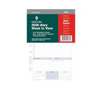 Collins Recharges de planificateur journalier - Calendrier 2026 sur 12 mois, semainier avec recharge d'agenda de bureau (DK1700-26)