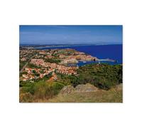Collioure - Perle de la Côte Vermeille,1000 Pièces Puzzle Adulte Puzzle Artisanat Cadeau Classique Jouet en Papier Cadeau Unique Décoration Intérieure(50x70cm)-AZ58