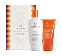 Collistar After-Sun Coffret cadeau, baume réparateur hydratant 200 ml + shampooing douche après-soleil 150 ml, apaise la peau, prolonge le bronzage