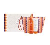 Collistar Coffret cadeau de soin solaire SPF 30, lait bronzant hydratant en spray 200 ml + baume après-soleil 100 ml, haute protection, bronzage uniforme, avec trousse de maquillage