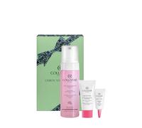 Collistar Coffret cadeau pour le visage Idroattiva+ avec mousse nettoyante douce 180 ml + crème hydratante en profondeur 25 ml + gel hydrogel pour les yeux 5 ml, hydratant, apaisant et naturel
