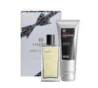 Collistar Eau active pour homme, eau de toilette 100 ml + shampooing douche 250 ml, ensemble pour homme, frais et revigorant, idée cadeau élégante
