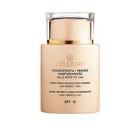 Collistar Even Finish Foundation+Primer 24h Perfect Skin fond de teint et base SPF 15 teinte 5 Amber 35 ml