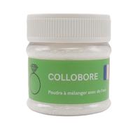 Collobore - Poudre à mélanger avec de l'eau, protège les diamants de la chaleur, permets la soudure des bijoux, protège de l'oxydation (50g)