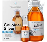 Colloidal Silver 300 Ml-40 Ppm-Dosing Cap And Spray 30 Ml To Fill-Made In France